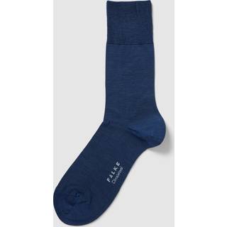 Falke Herren Socken blau Baumwolle & Mix unifarben