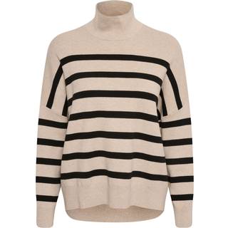 Inwear Tenleyiw Turtleneck Pullover Strik 30106490 Sandstone / Black (XLARGE)