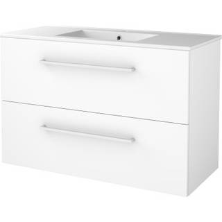 Sanibell Basicline møbelsæt 100x46 cm. Hvid højglans