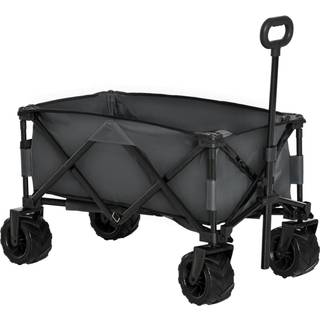 Outdoor Folding Cargo Wagon Trailer - Dark Grey