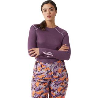 Helly hansen lifa merino midweight skiundertrøje dame, amethyst