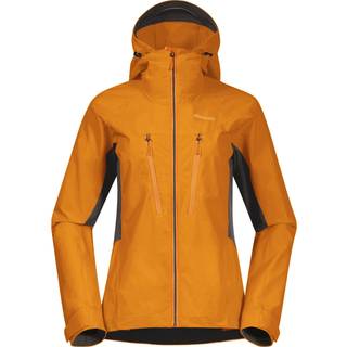 Cecilie Mtn Softshell Jacket W Cloudberry Yellow/Solid Dark Grey (M)