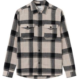 Les Deux - Lennon Check Shirt - Skjorter til mænd - dusty Teak/bl - M