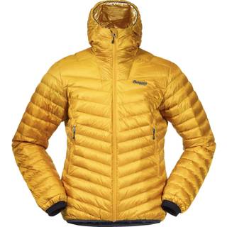 Bergans Men's Senja Down Light Jacket With Hood Light Golden Yellow, S