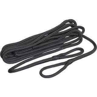 Robline fenderline med øje flettet 2 pak sort 6,0 mm