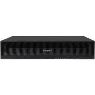 Hanwha Vision Netzwerkvideorecorder NVR XRN-6410B2 mit 64 IP Kanälen professioneller IP Recorder - schwarz
