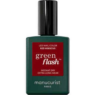 manucurist Paris Negle Neglelak Grønt lyn Red Hibiscus 15 ml (7.733,00 kr / 1 l) - 15 ml