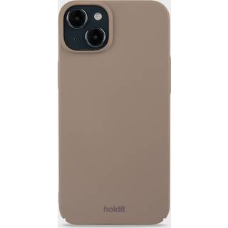 Holdit iPhone 15 Plus Slim Plastic Case - Mocha Brown