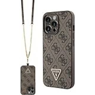 Guess cover til iPhone 13 Pro Max - brun Crossbody 4G