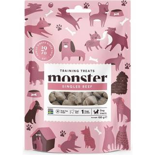 Monster Godbidder Til Hundetræning Oksekød - 100 g