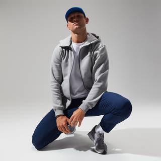 Men's Logo FZ Hoody - Dark Grey