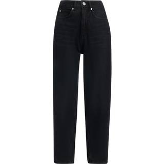 Whistles Whistles Black 100% Cotton Authentic Barrel Taper Leg Jeans