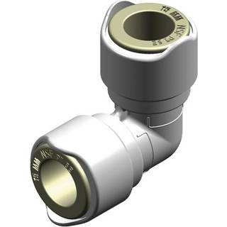 Vinkelkobling Whale Equal Elbow, plast, Whale Quick Connect 15 mm (WS15) (indvendig), hvid, 2-pack