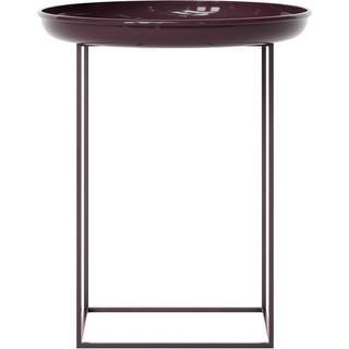 NORR11 Duke Sofabord Lille Jern/Lacquered Maroon