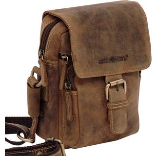 Umhängetasche Leder 16x21cm Vintage 1651 | Greenburry.de