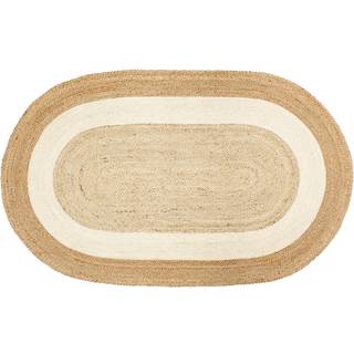 Dixie Elin Tæppe Oval Naturligt - Mønstrede tæpper Jute Natural - 45579