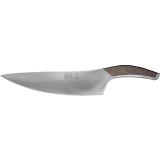 Güde Synchros Kochmesser 23 cm - CVM-Messerstahl - Griff Räuchereiche - Braun,Silber