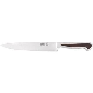 Güde Delta Schinkenmesser 21 cm - CVM-Messerstahl - Griffschalen Grenadillholz - Braun,Silber