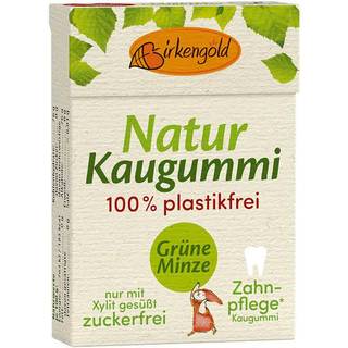 Naturlig Xylitol Tyggegummi Birkengold Spearmint Green Mint 20 stk