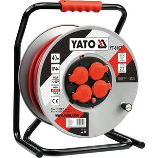 Kabeltromle med forlængerkabel Yato YT-8107; 40 m