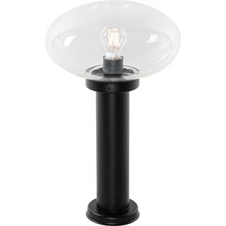 Moderne udendørs stolpe sort 50 cm - Elly