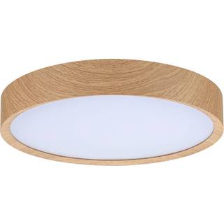 Paulmann Tega LED-loftlampe IP44 CCT træ