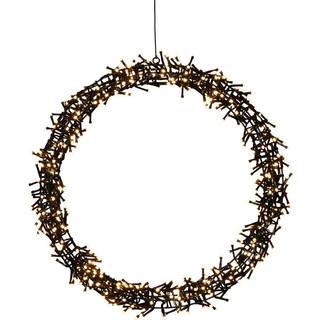 Krans LED ⌀ 50 cm - Sort
