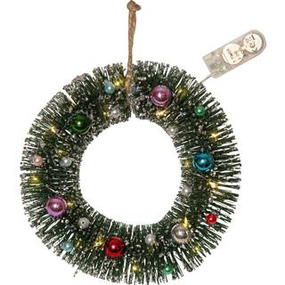 Star Trading - Krans Decorini - 20cm - Grøn