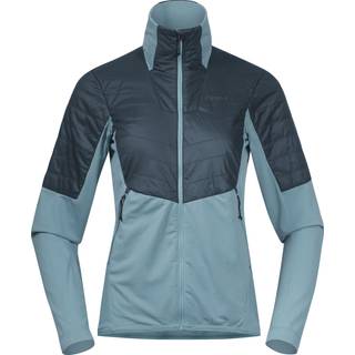 Bergans Women's Senja Midlayer Jacket Smoke Blue/Orion Blue, XS