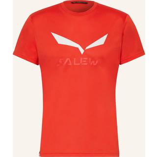 Salewa Solidlogo Dry T-Shirt Funktionsshirt Herrer størrelse 50 - L farve rød