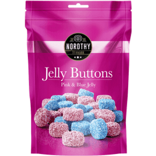 Nordthy Jelly Buttons - 125 g