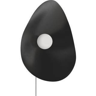 NORR11 Fuji Væglampe Stor Burned Black
