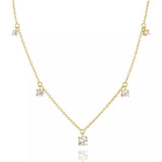 SIF Jakobs Halskette - Belluno - SJ-N42125-CZ-SG - gold
