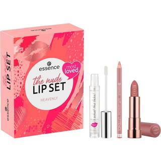 essence The Nude Lip Set Gavesæt til læber Heavenly