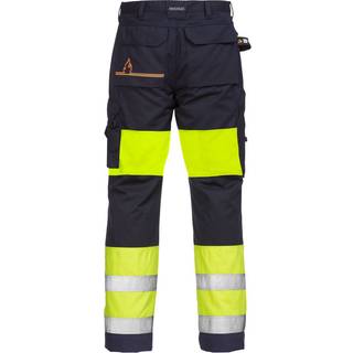 Fristads 122197 Flamestat Hi Vis Bukser dame kl.1 2776 / Arbejdsbukser Hi-Vis gul/Marine 42