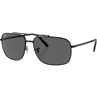 Ray - Ban Unisex RB3796 002/B1 Solbriller Metal Sort Grå Pillow Normal