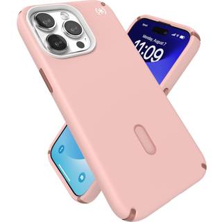 Speck - Presidio2 Pro MagSafe ClickLock Dhalia Pink / Rose Copper - iPhone 15 Pro Max