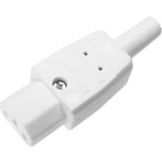 Apparatstik C13 hvid
