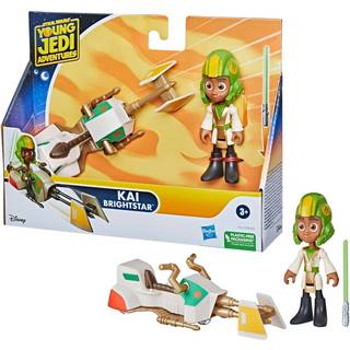 Star Wars Young Jedi Adventures Kai Brightstar Figure & Speeder Bike 10 cm