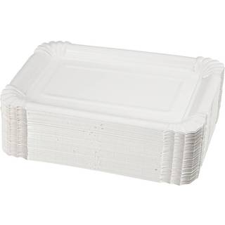 250 stk Pølsebakker Hvid Pap 11 x 24 cm – Perfekt til fest og professionelt brug