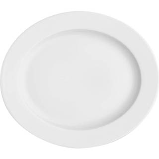 Eva Trio Legio Nova oval tallerken hvid 31 cm