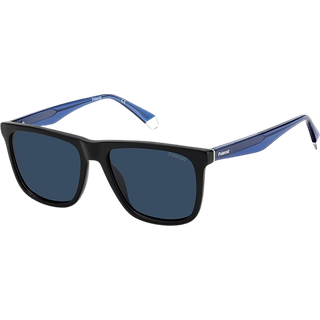 Polaroid PLD 2102/S/X Polarized 0VK/C3 55 Solbriller Mænd Black - Matte Black - 55mm