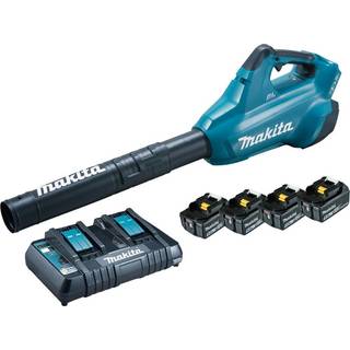 Akku løvblæser Makita DUB362PT4; 2x18 V; 4x5,0 Ah batt.
