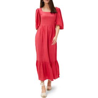 Phase Eight Women's Emaline Linen Maxi Dress Raspberry