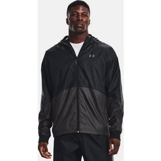 Jakke med hætte Under Armour UA Legacy Windbreaker 1373821-001 Størrelse XL