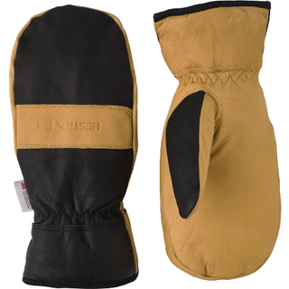 Hestra Job 74971-7 Winter Pro Mitt Vinterhandske Tommelfingerhandske i læder, sort/brun 7