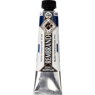 Rembrandt akrylfarve 40 ml Phthalo Turquoise Blue - 565