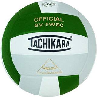 Tachikara SV5WSC Sensi-Tec Composite Volleyball (Green WHT Silver)