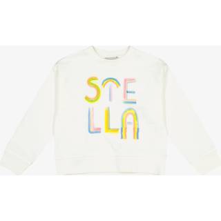 Stella McCartney Kids Logo printed cotton sweatshirt - white - Y 12