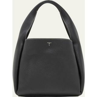 Toteme Leather bucket bag - black - One Size